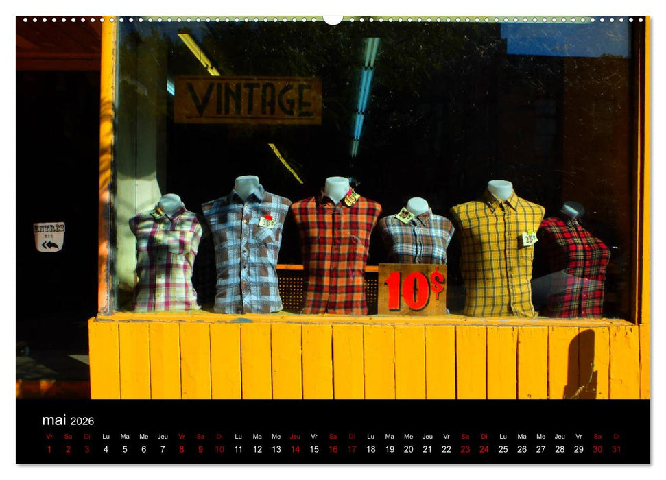 Couleurs pop sur Montréal (CALVENDO Calendrier supérieur 2026)