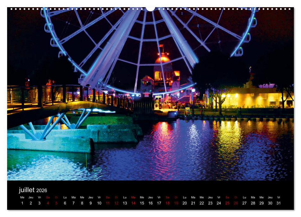 Couleurs pop sur Montréal (CALVENDO Calendrier supérieur 2026)