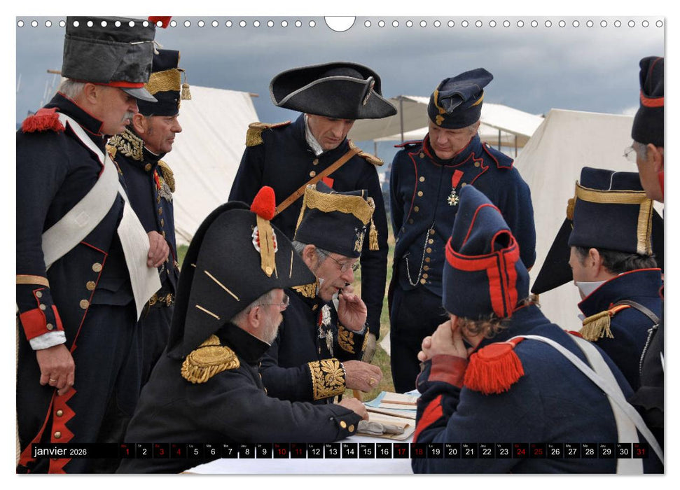 Waterloo - Juin 1815: la dernière carte de Napoléon (CALVENDO Calendrier mensuel 2026)