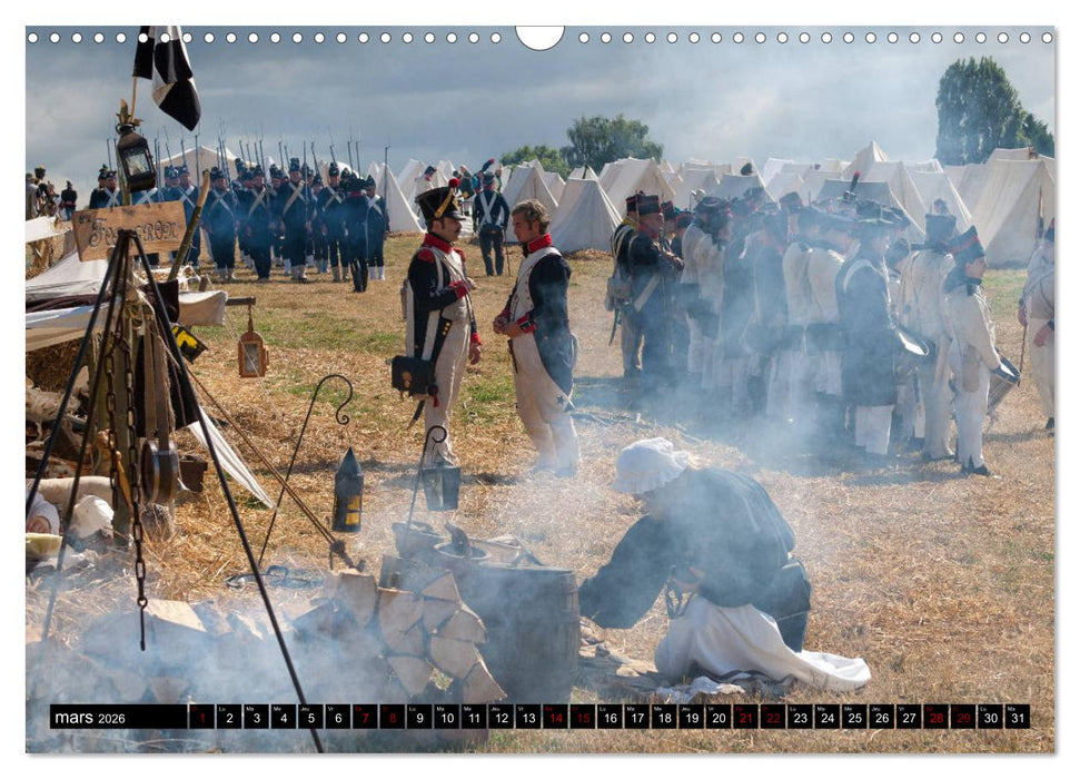 Waterloo - Juin 1815: la dernière carte de Napoléon (CALVENDO Calendrier mensuel 2026)