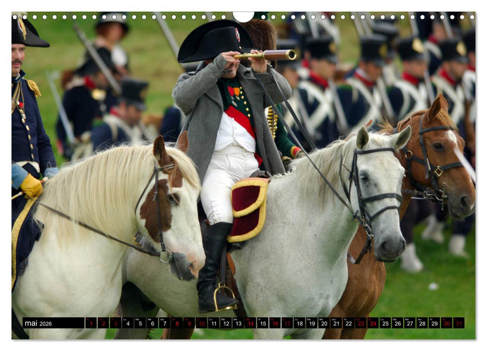 Waterloo - Juin 1815: la dernière carte de Napoléon (CALVENDO Calendrier mensuel 2026)