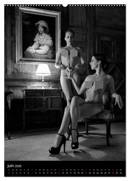 Les dames du château (CALVENDO Calendrier supérieur 2026)