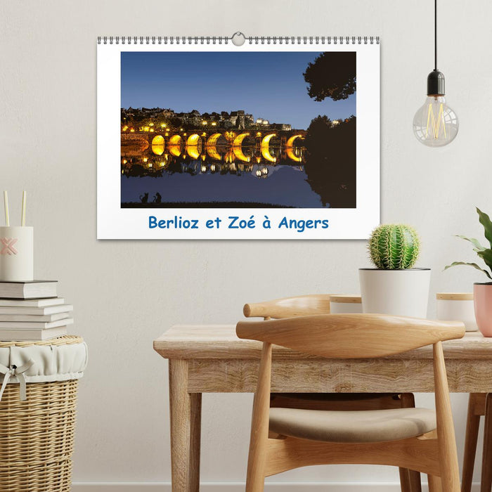 Berlioz et Zoé à Angers (CALVENDO Calendrier mensuel 2026)