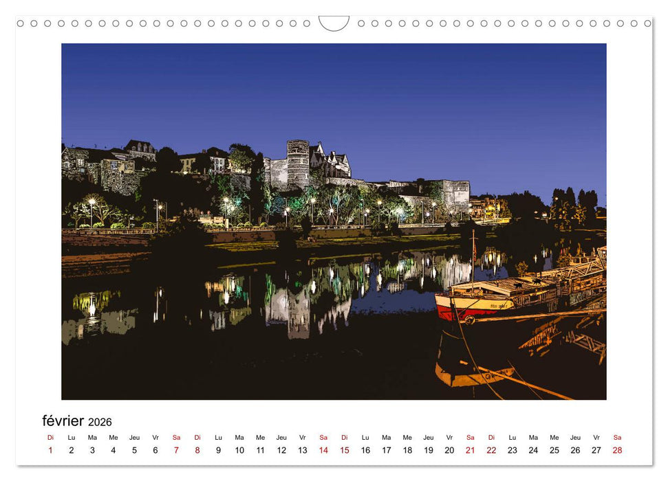 Berlioz et Zoé à Angers (CALVENDO Calendrier mensuel 2026)