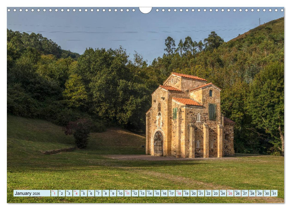 North Spain, the authentic and undiscovered side of Spain (CALVENDO Monthly Calendar 2026)