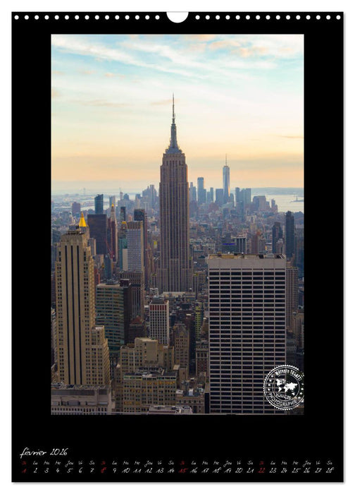 New York – Portraits incontournables (CALVENDO Calendrier mensuel 2026)