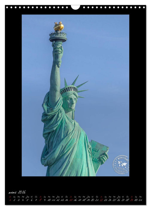 New York – Portraits incontournables (CALVENDO Calendrier mensuel 2026)