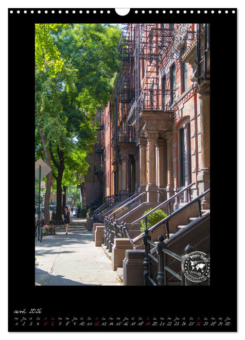 New York – Portraits incontournables (CALVENDO Calendrier mensuel 2026)