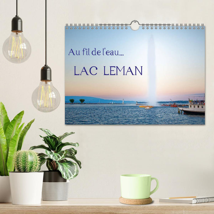 Au fil de l'eau... LAC LEMAN (CALVENDO Calendrier mensuel 2026)