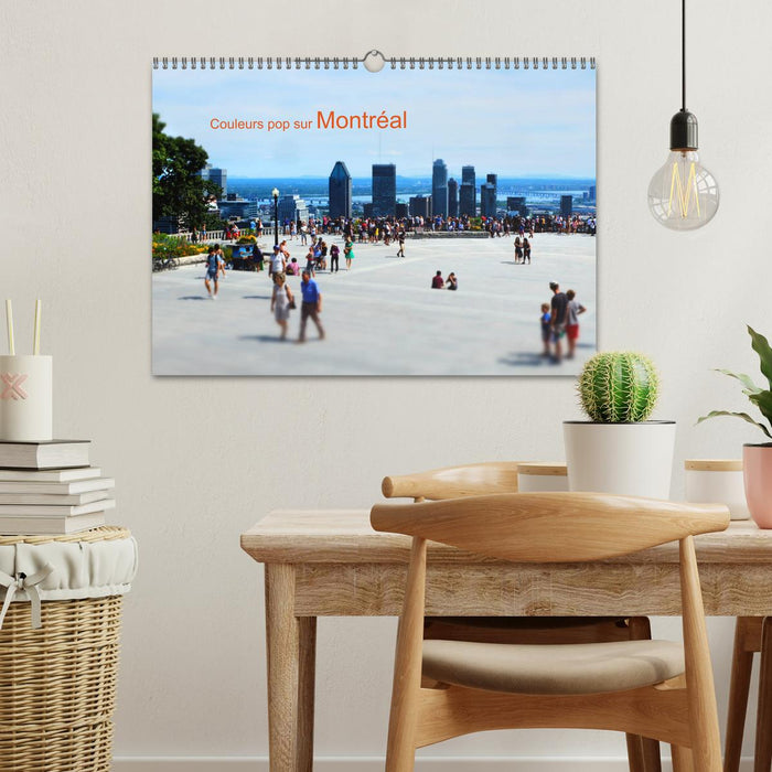 Couleurs pop sur Montréal (CALVENDO Calendrier mensuel 2026)