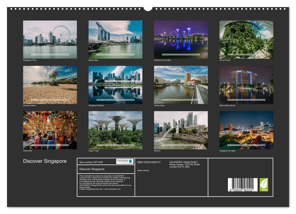 Discover Singapore (CALVENDO Premium-Calendar 2026)