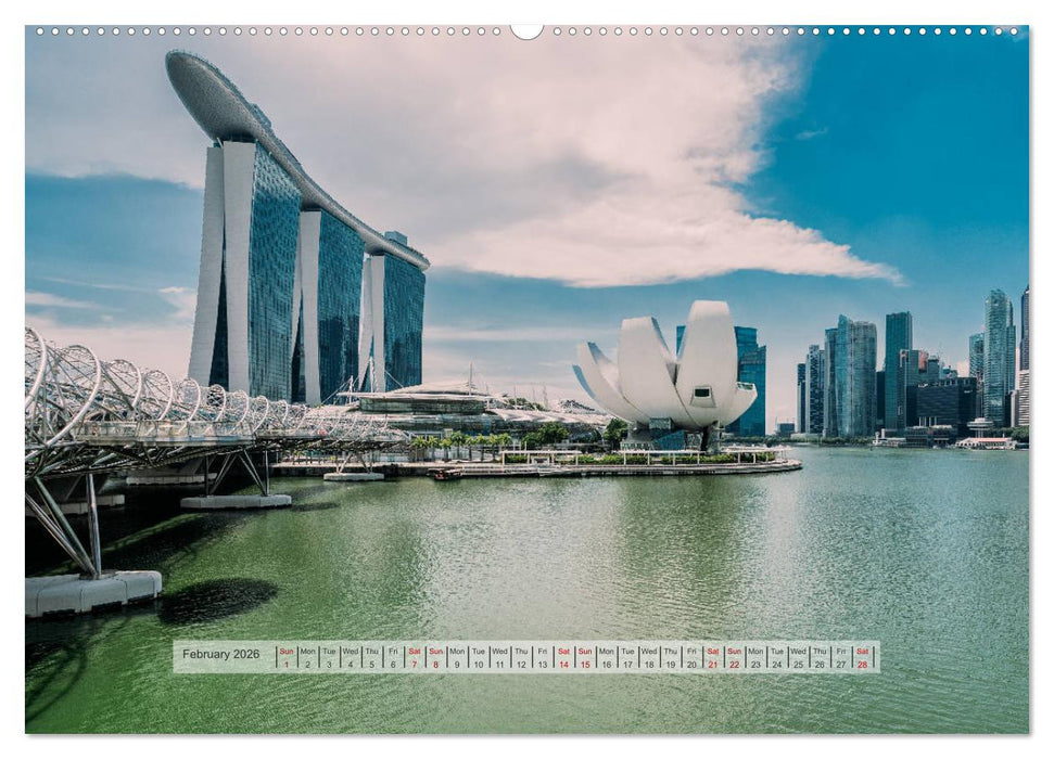 Discover Singapore (CALVENDO Premium-Calendar 2026)
