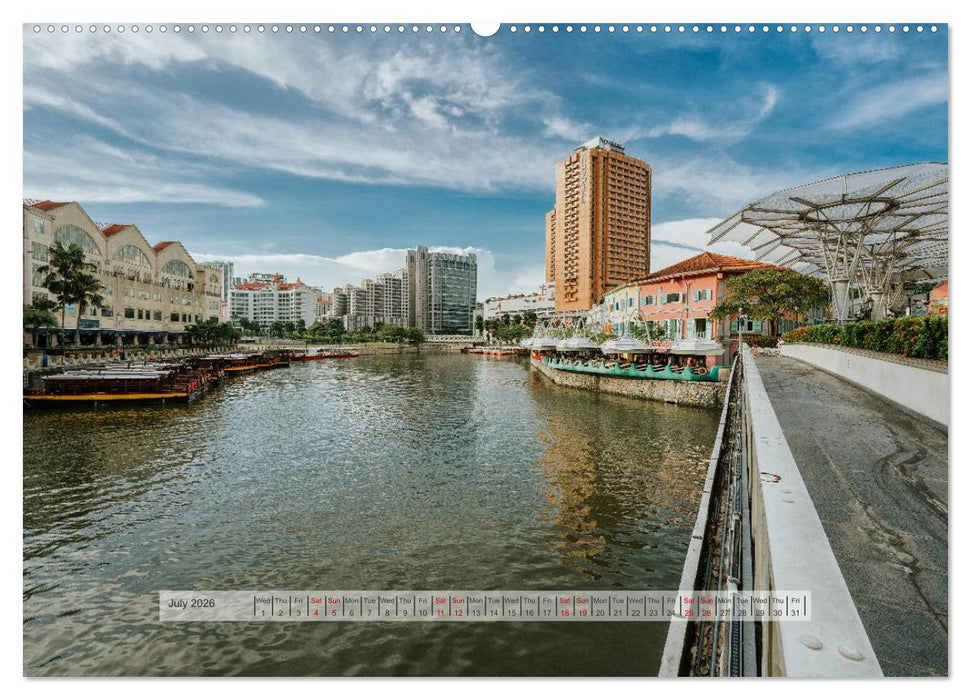 Discover Singapore (CALVENDO Premium-Calendar 2026)