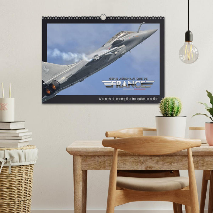 Génie aéronautique de France (CALVENDO Calendrier mensuel 2026)