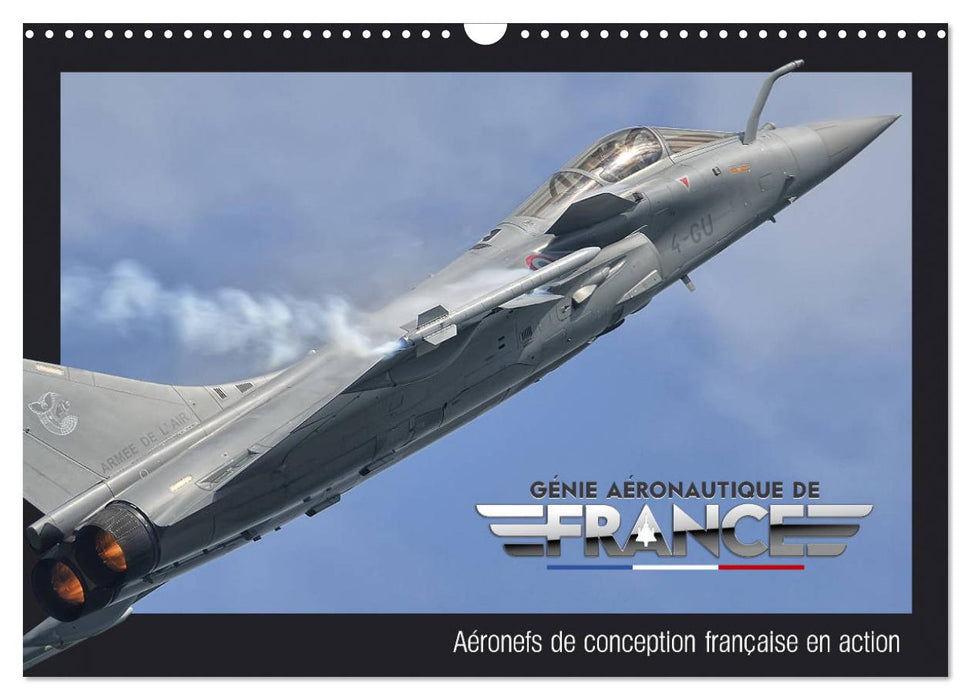Génie aéronautique de France (CALVENDO Calendrier mensuel 2026)