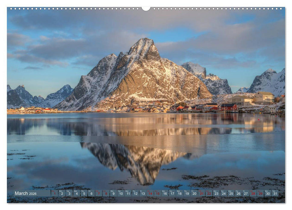 Lofoten, Norway's untamed beauty in Winter (CALVENDO Premium-Calendar 2026)