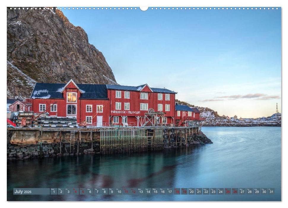 Lofoten, Norway's untamed beauty in Winter (CALVENDO Premium-Calendar 2026)