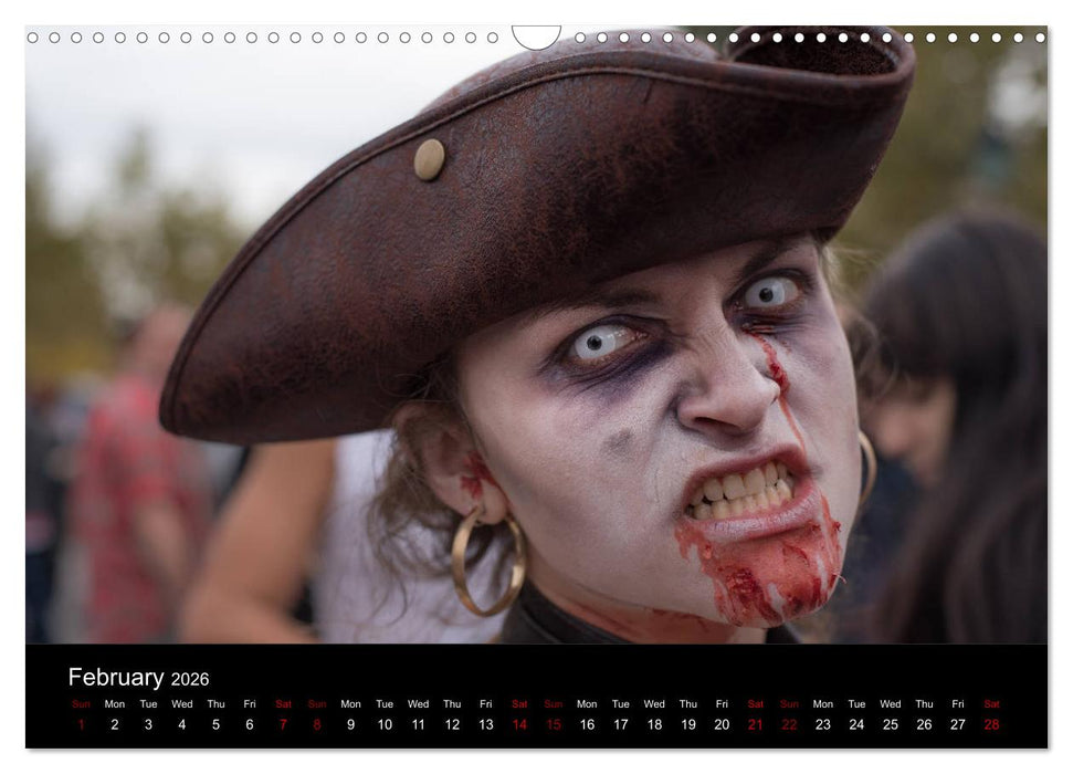 The walking dead (CALVENDO Monthly Calendar 2026)