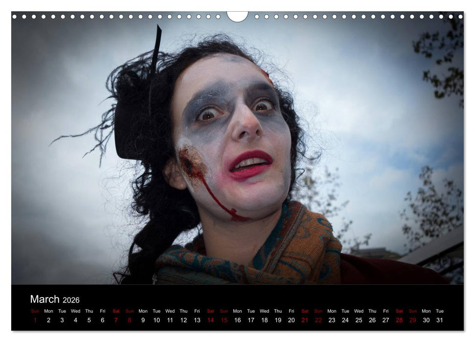 The walking dead (CALVENDO Monthly Calendar 2026)