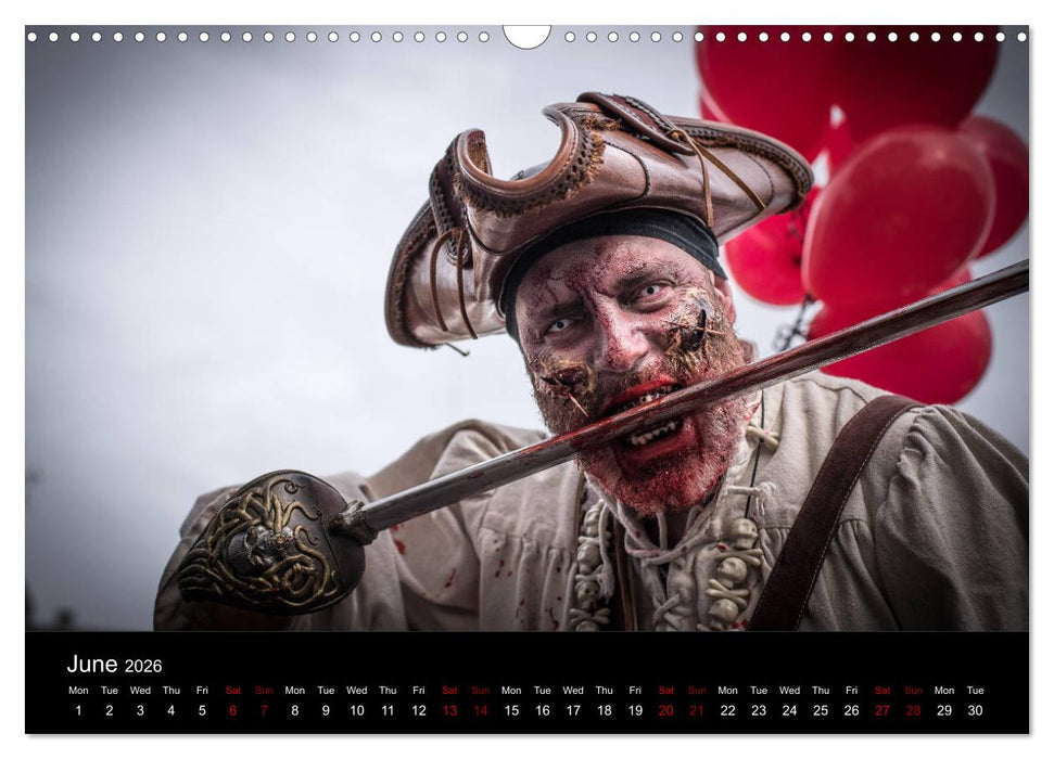 The walking dead (CALVENDO Monthly Calendar 2026)