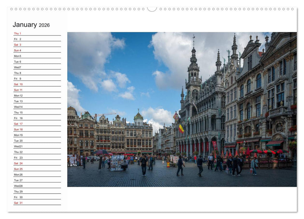 Belgium in pictures (CALVENDO Premium-Calendar 2026)