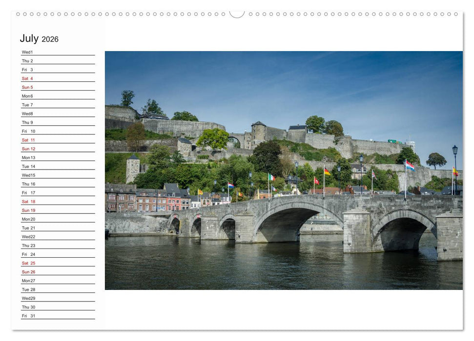 Belgium in pictures (CALVENDO Premium-Calendar 2026)