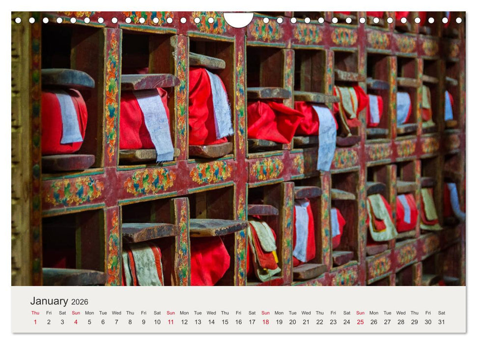 Buddhist Impressions of Ladakh (CALVENDO Monthly Calendar 2026)