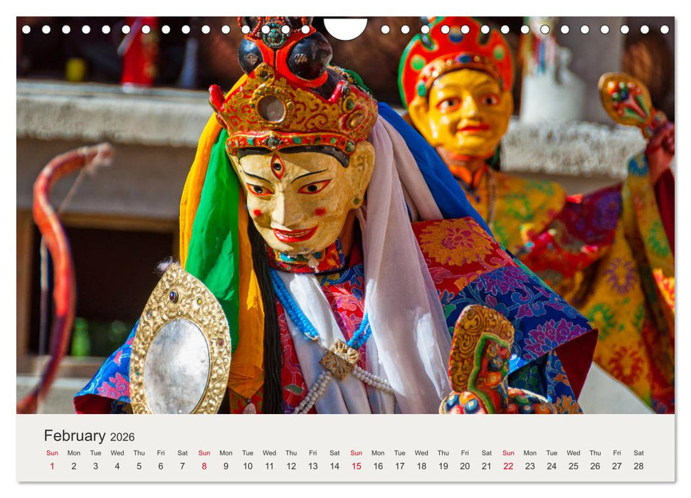 Buddhist Impressions of Ladakh (CALVENDO Monthly Calendar 2026)