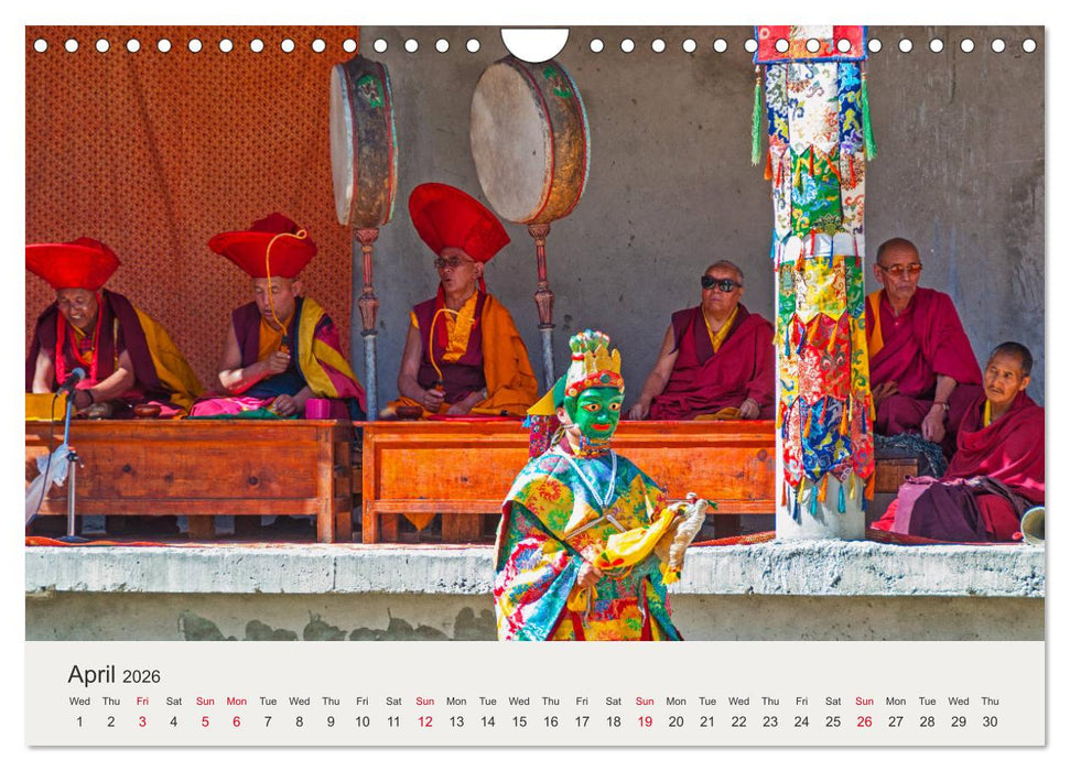 Buddhist Impressions of Ladakh (CALVENDO Monthly Calendar 2026)