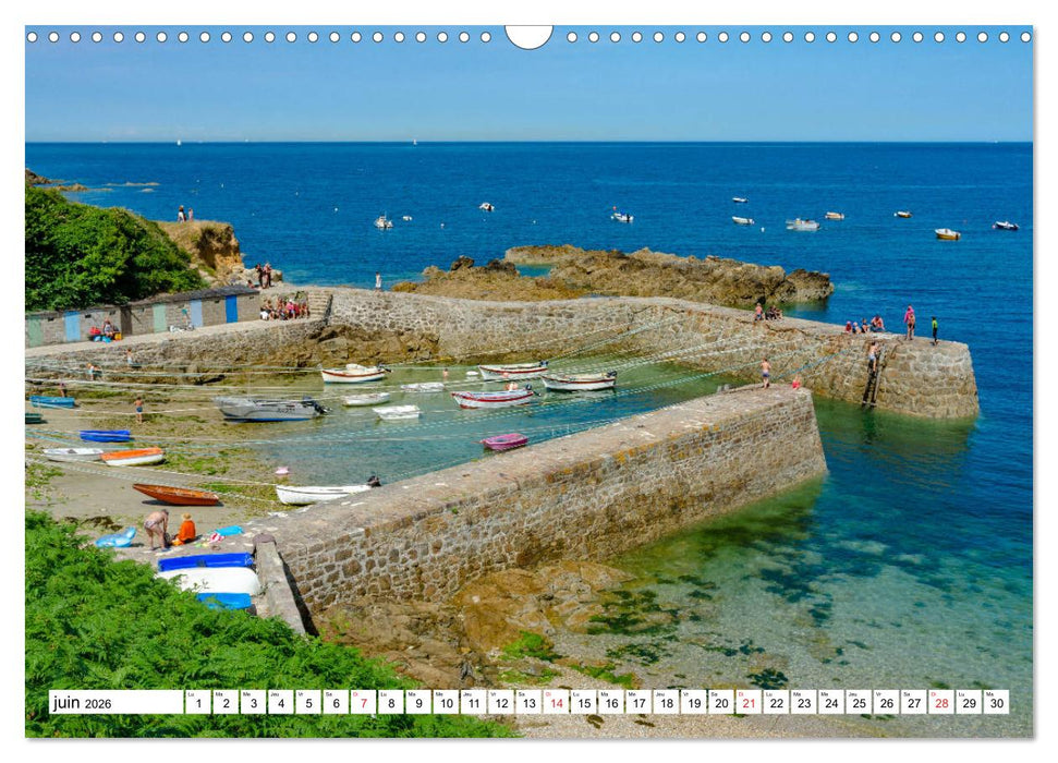 Normandie, la côte nord Cotentin (CALVENDO Calendrier mensuel 2026)