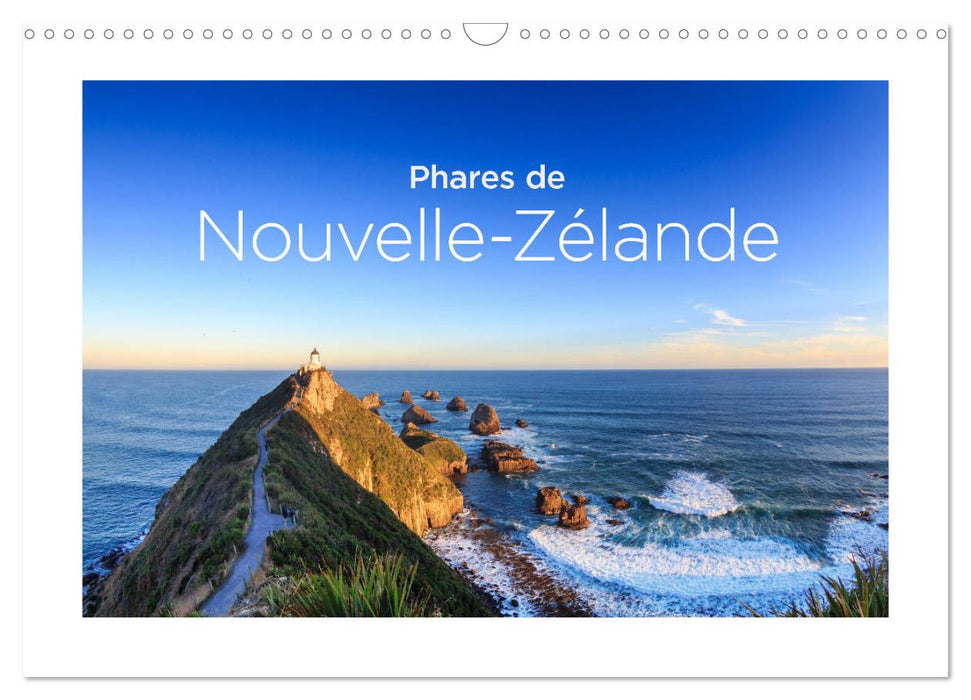 Phares de Nouvelle-Zélande (CALVENDO Calendrier mensuel 2026)