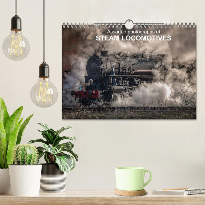 Assorted photographs of STEAM LOCOMOTIVES (CALVENDO Monthly Calendar 2026)