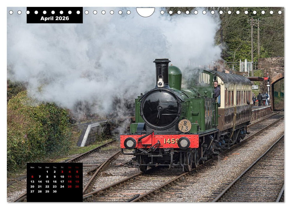 Assorted photographs of STEAM LOCOMOTIVES (CALVENDO Monthly Calendar 2026)