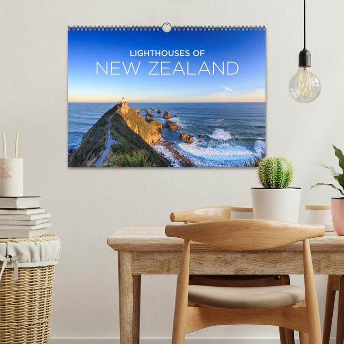 Lighthouses of New Zealand (CALVENDO Monthly Calendar 2026)