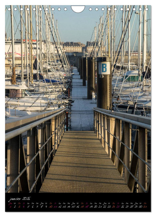 Portraits de Saint-Malo (CALVENDO Calendrier mensuel 2026)
