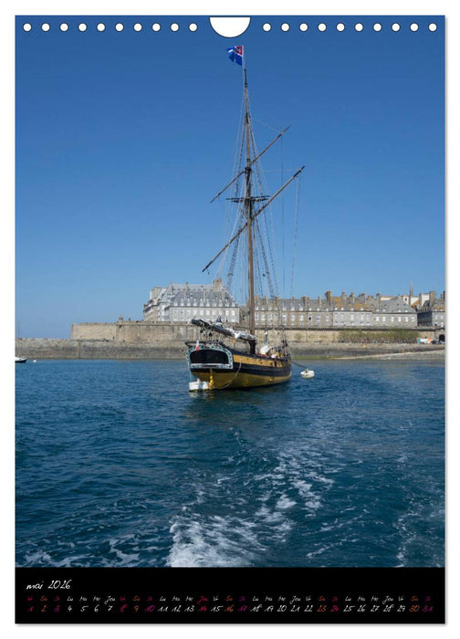Portraits de Saint-Malo (CALVENDO Calendrier mensuel 2026)
