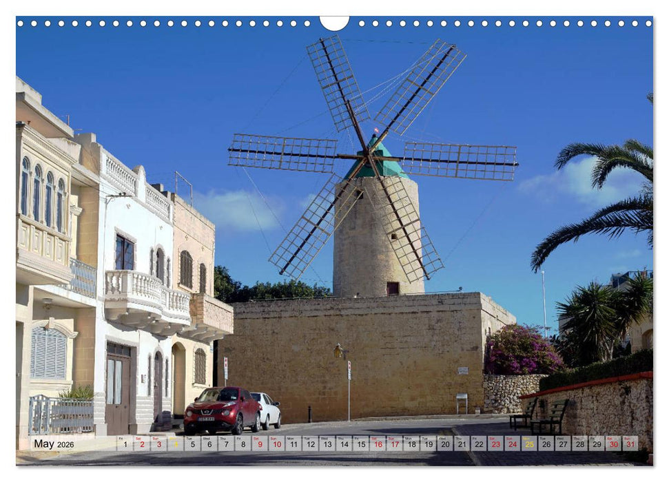Gozo - Malta's little sister island (CALVENDO Monthly Calendar 2026)