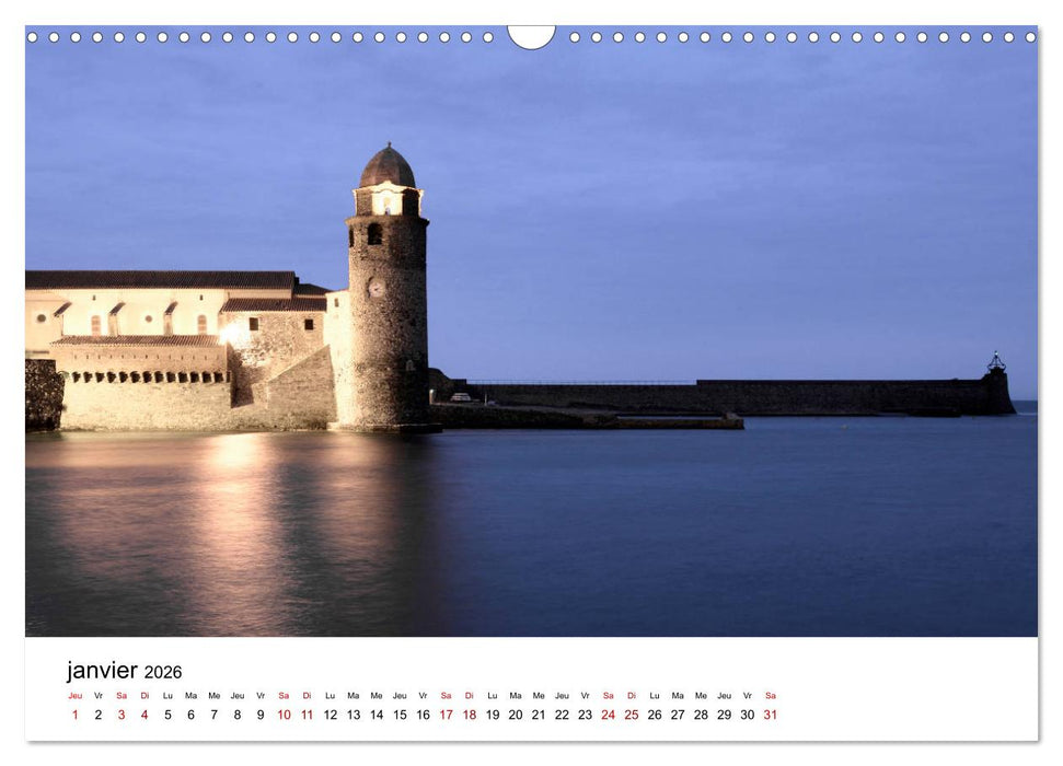 La mer d'Occitanie (CALVENDO Calendrier mensuel 2026)