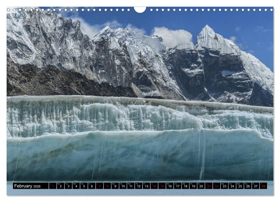 The Nepal Himalaya (CALVENDO Monthly Calendar 2026)