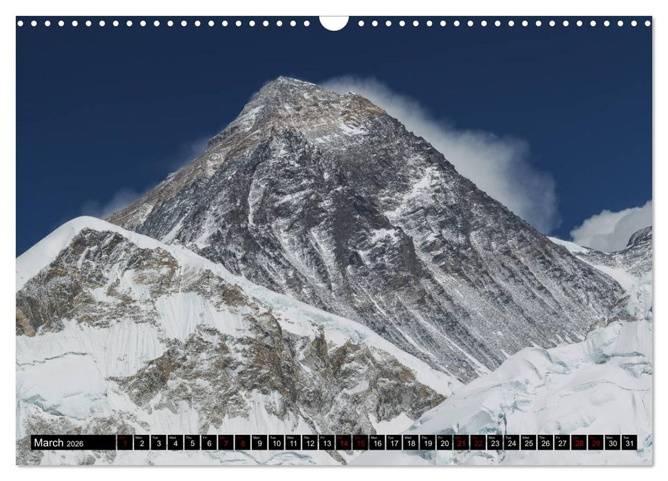 The Nepal Himalaya (CALVENDO Monthly Calendar 2026)