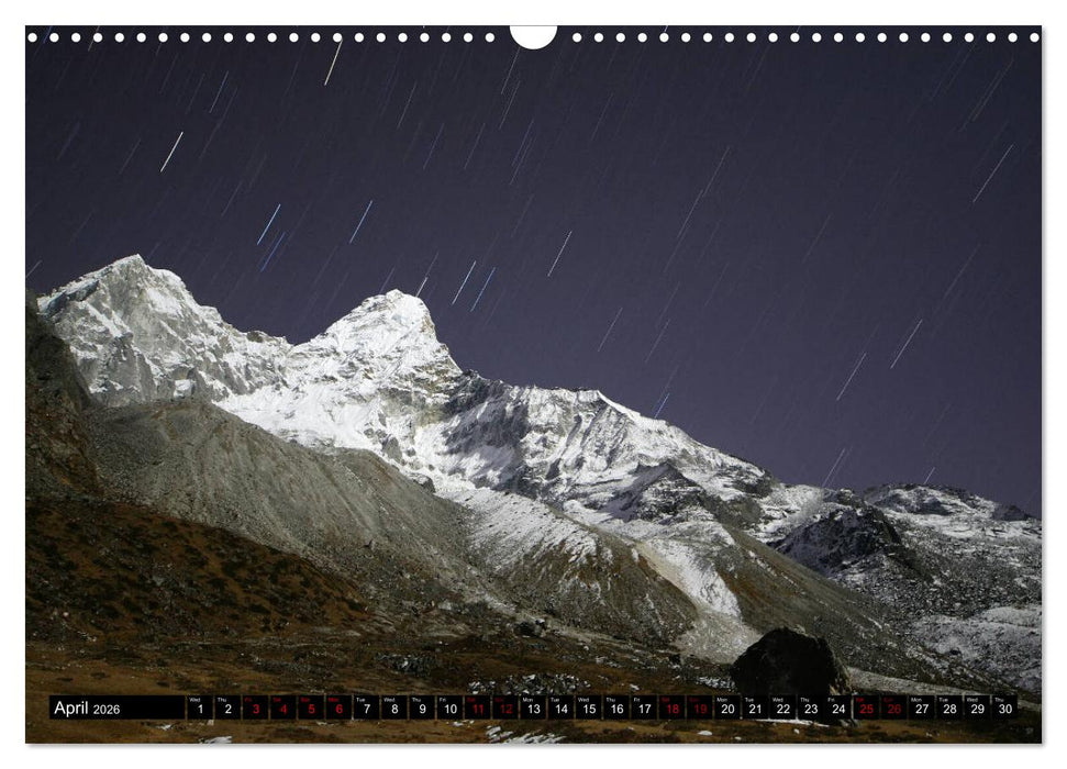 The Nepal Himalaya (CALVENDO Monthly Calendar 2026)