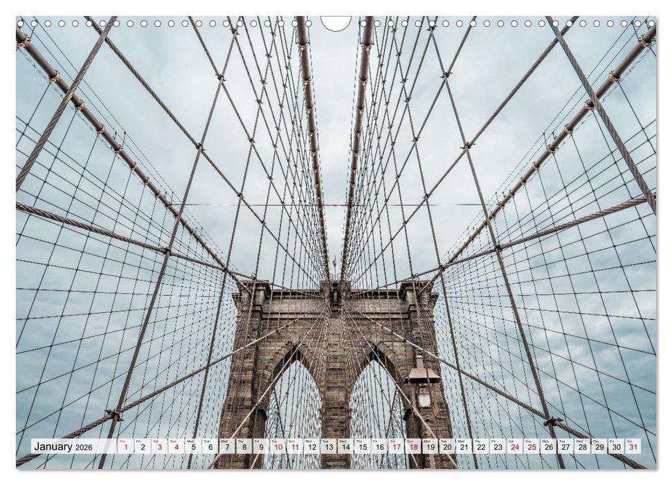 New York City Perspectives (CALVENDO Monthly Calendar 2026)