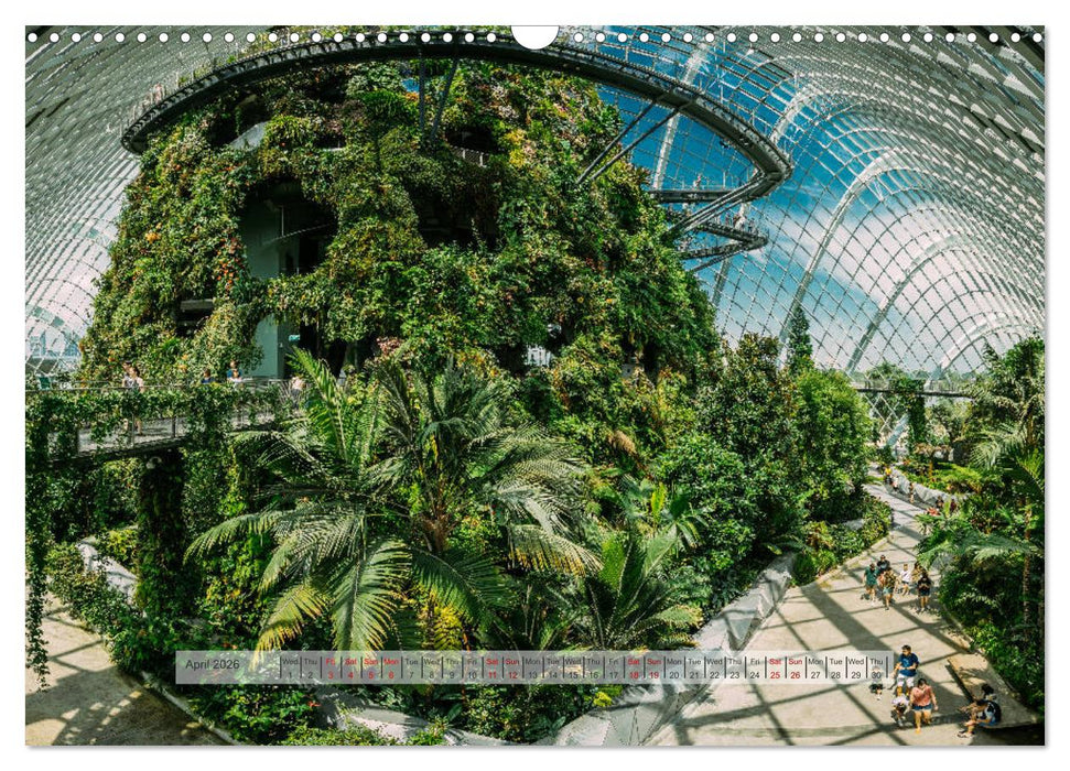 Discover Singapore (CALVENDO Monthly Calendar 2026)