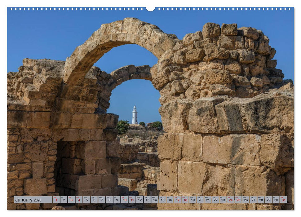 Cyprus, the sunny Mediterranean paradise (CALVENDO Premium-Calendar 2026)