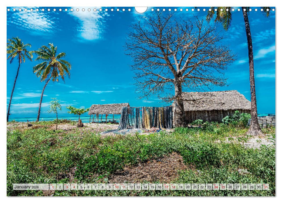 Welcome to Zanzibar (CALVENDO Monthly Calendar 2026)