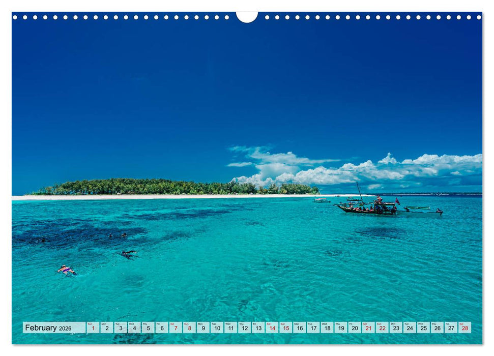 Welcome to Zanzibar (CALVENDO Monthly Calendar 2026)