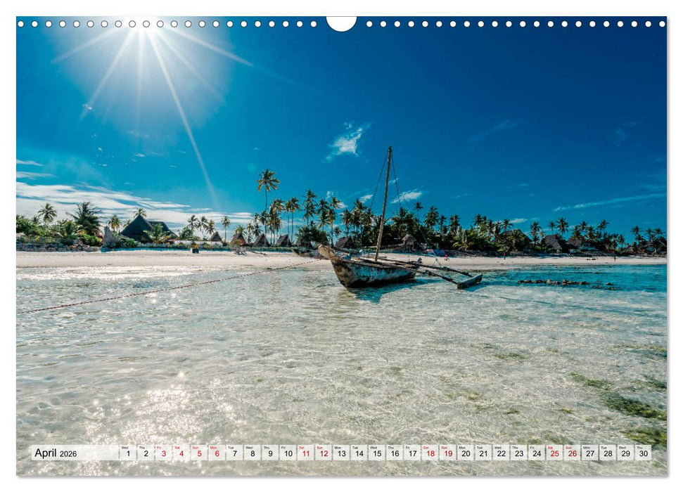 Welcome to Zanzibar (CALVENDO Monthly Calendar 2026)