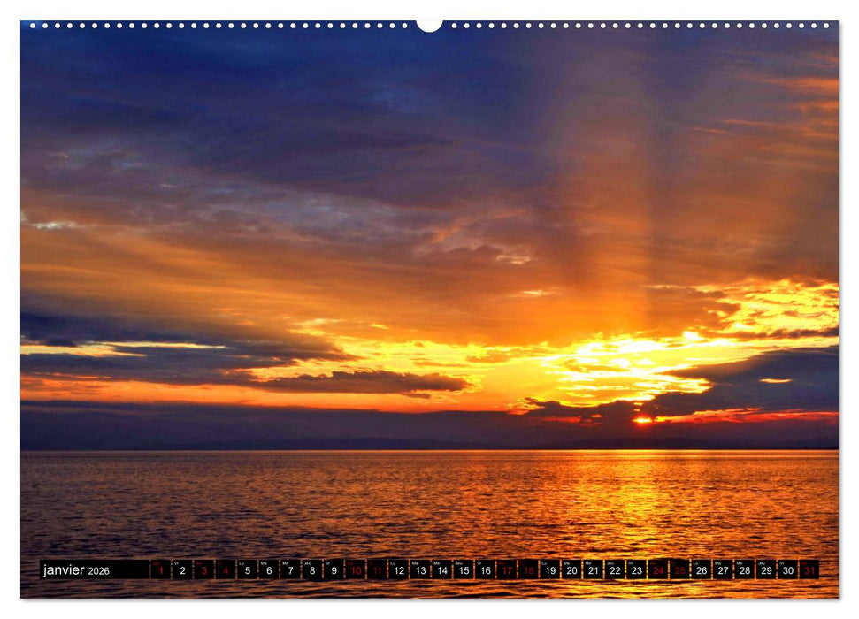 Un océan de lumière (CALVENDO Calendrier supérieur 2026)