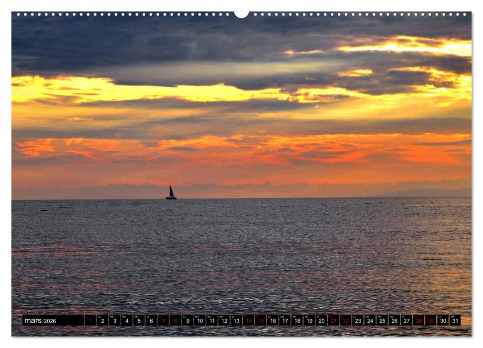 Un océan de lumière (CALVENDO Calendrier supérieur 2026)