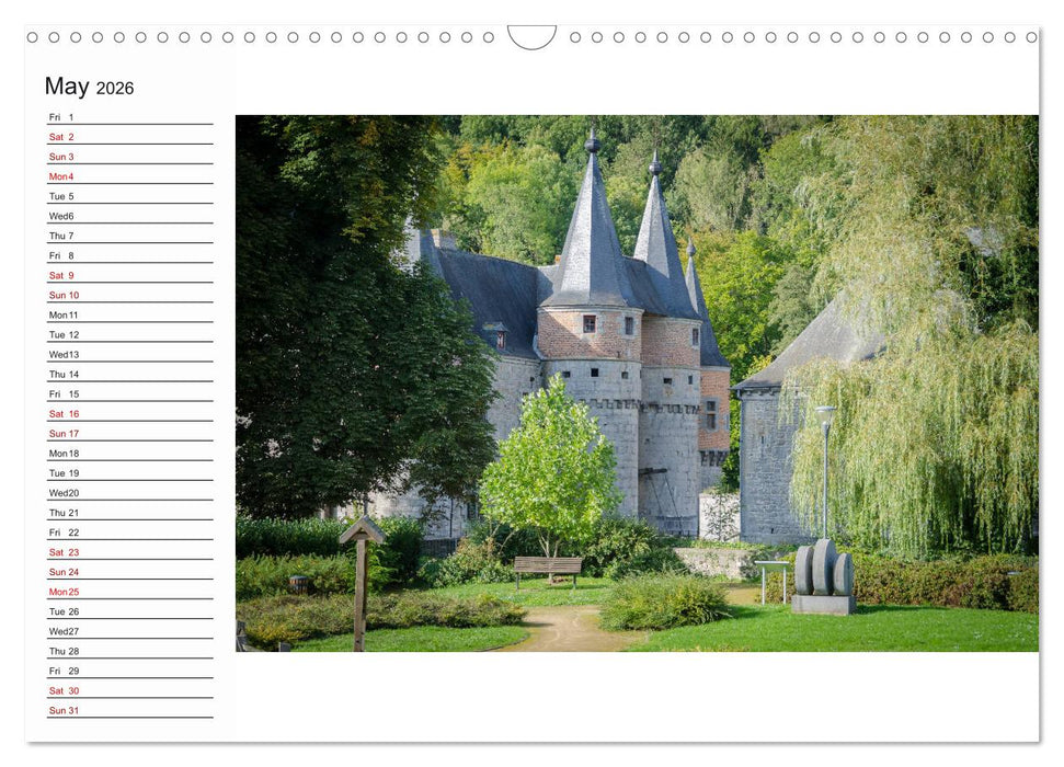 Belgium in pictures (CALVENDO Monthly Calendar 2026)